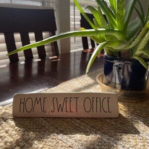 Home Sweet Office Desk Sign